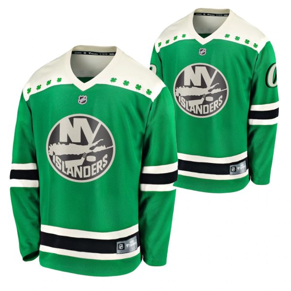 Herren New York Islanders Eishockey Trikot 2021 St Patricks Day Grün Breakaway